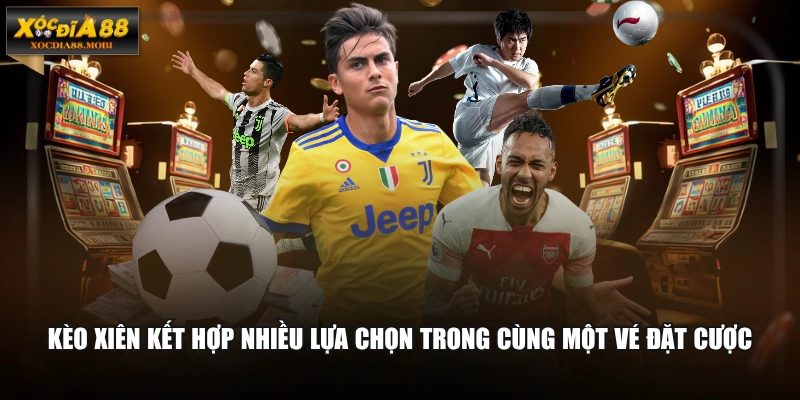 Kèo xiên kết hợp nhiều lựa chọn trong cùng một vé đặt cược