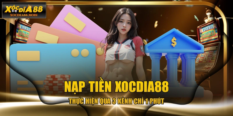 Nạp Tiền XOCDIA88 - Thực Hiện Qua 3 Kênh Chỉ 1 Phút