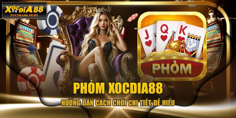 Phỏm XOCDIA88 - Hướng Dẫn Cách Chơi Chi Tiết, Dễ Hiểu